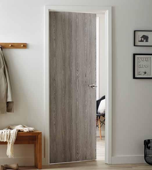 Light Grey Oak foil This statement grey door is on trend and is ideal for both domestic and commercial interiors.
