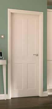 The Burford collection of internal doors is exclusive to Howdens and includes 4 panel moulded and 4 panel oak doors.