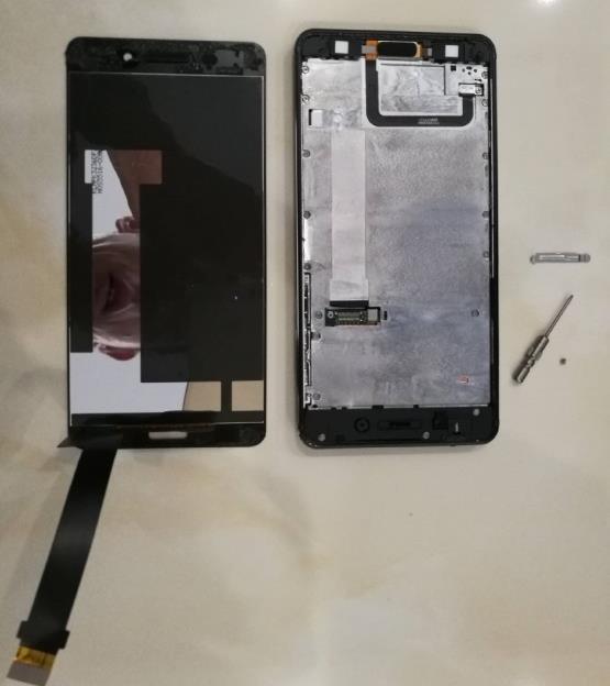 Step 2: Removing the display panel assembly
