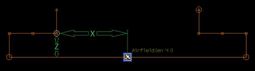 Chapter 14: Reference VPP X/Z to align itself properly for takeoff. The first VPP in the list marks the end of the taxi path before takeoff.