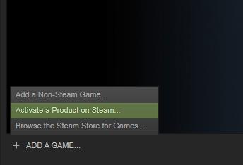 Figure 1.5.4 Figure 1.5.3 5. Paste the Steam license key into the blank Product Code field that pops up: (Figure 1.5.5) 4. Launch the Steam application.