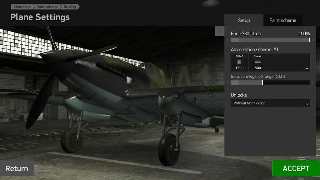 features you have unlocked for your plane and how many total unlockable items there are for your plane (these numbers exclude official paint schemes).