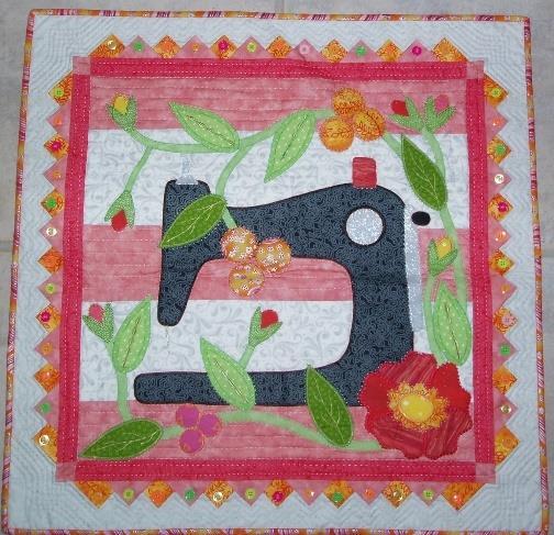 CP Sewing Machine Wall Hanging Two class sessions: September 8, Thursday, 10:00 2:00 PM (144727) September 22, Thursday, 10:00 AM 2:00 PM (144728) This whimsical quilt is absolutely stunning!