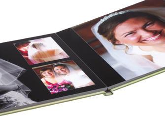 Albums are available in hard cover cloth, hard cover leather both with dust jacket option, or photographic image wrap cover.