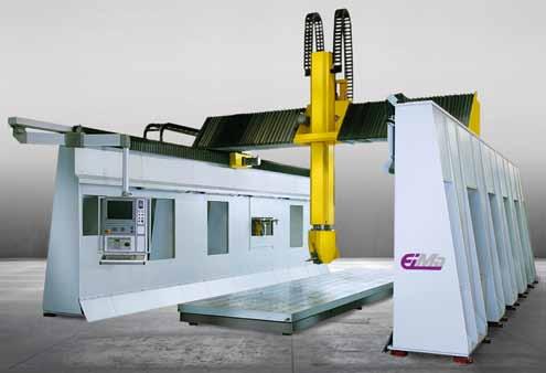 GAMMA L Machining centre for high-volume components, mainly made of aluminium or ureol.