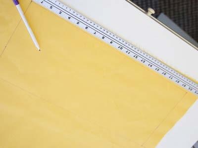 Measure the dimensions of one of the completed pages (our pages are 8" x 6 3/4").