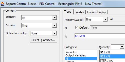 Double click on the SUM block and select the sign for the feedback from the GS block to be - which would represent negative feedback Double click on the new plot, make sure to chose the TR solution