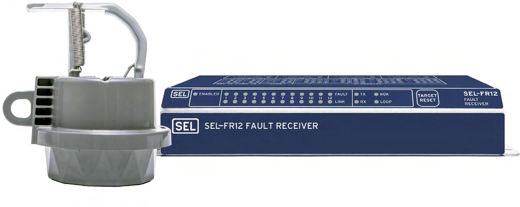 2 SEL-FT50/SEL-FR12 Sends fault signals to relays and recloser controls in 6 ms.