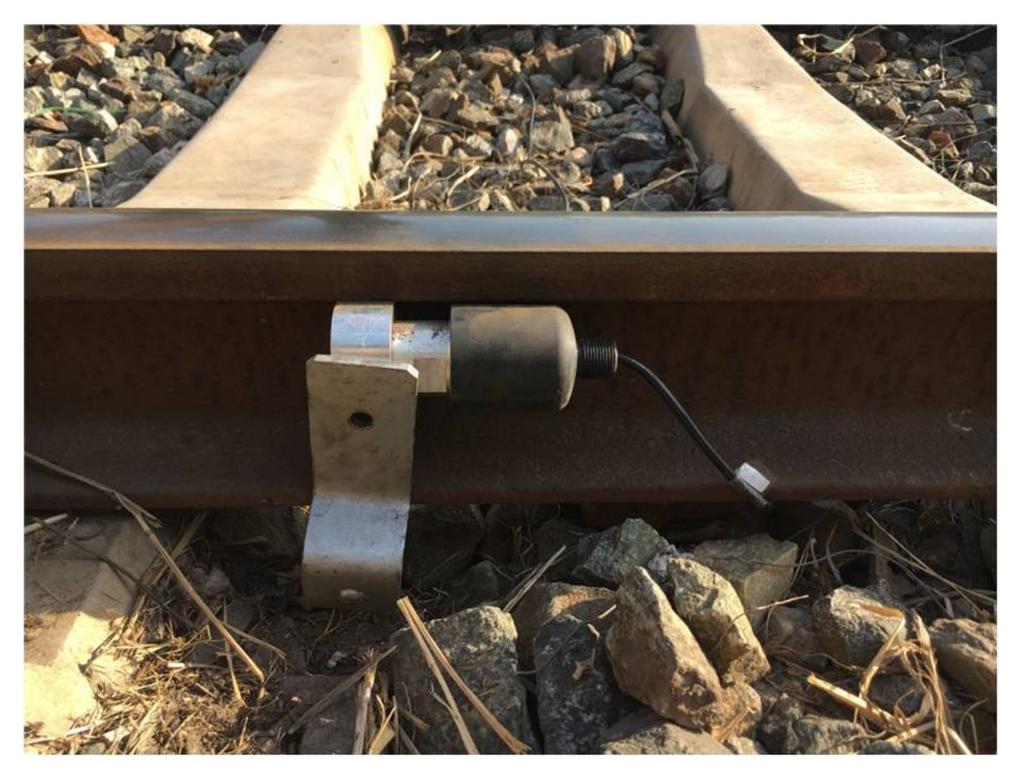 Sensors 2018, 18, 1225 12 of 22 Figure 15. Installation of ultrasonic transducer at rails. Figure 16. Comparison of three features [VRMSi Ei fpi ] for each different track status for rail no. 2. In Figures 16 and 17, it is possible to see that the track status can be easily distinguished in a permanent situation.