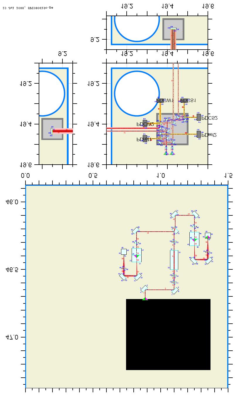 components in a compact way, so as to leave space for future experiments, and to ensure that the optical path lengths traveled by the laser beam after the beam splitter were equal.