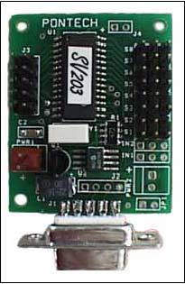 It has eight optically-isolated inputs and also outputs. Power to the servo motors has to be supplied form the external power source.
