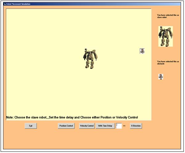 or Y direction), which makes movements in the plane possible. The updated GUI is as shown in fig 6.4 below. Figure 6.4 GUI of Visual Basic program 6.