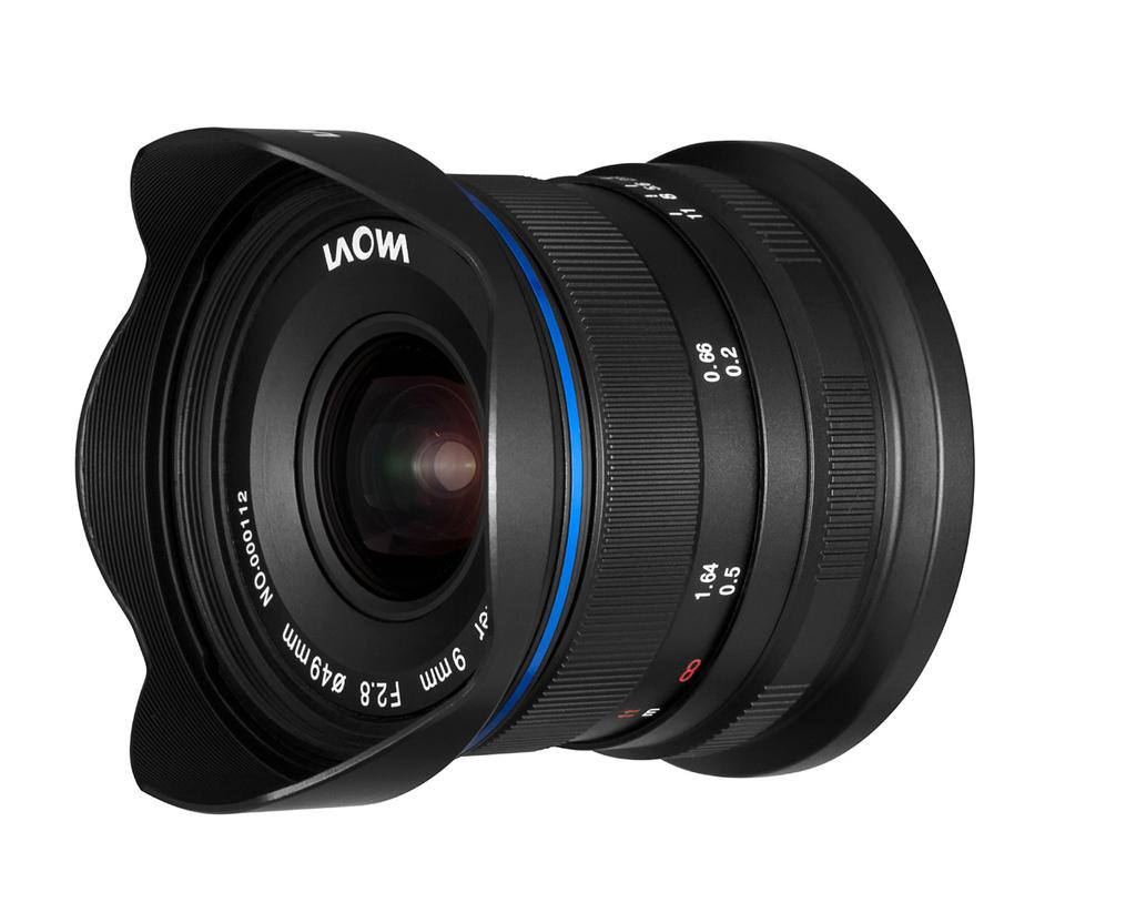 ZERO D WIDE ANGLE ANGLE 9mm f/2.8 Zero Distortion Fuji X, Sony E, Canon EF-M With a 113 degree view, the Laowa 9mm f/2.