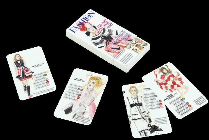 In this classic card game, each category is rated to enable players to play one fashion item against the other.