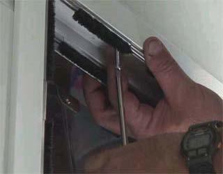 If your storm door that is thinner than 7/8, this foam tape creates a tighter fit and will support sealants.