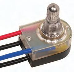 ROTARY On-Off 3-Way On-Off Metal Rotary Switch, Metal Bushing, Single Circuit.
