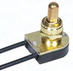PUSH On-Off 3-Way On-Off Metal Push Switch, Metal Bushing, Single Circuit.
