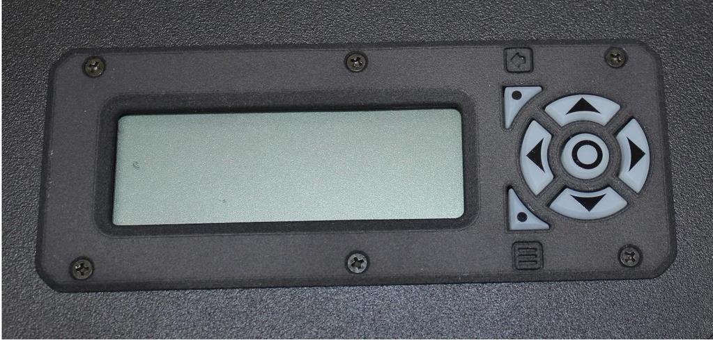 6.11.2 KEYPAD/DISPLAY Document 8K088X02-R3.1 Rev 3.1 PDR8000 is equipped with an LCD display, providing a means to access and control several aspects of the unit.