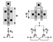 Transistor Folding (Parallelization) Gate