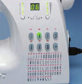 0mm Variable needle positions Start/stop button Variable speed control Lightweight At 12.