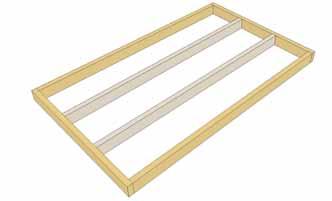 Floor Joist Frames Small (3) Concrete Pad (optional foundation method) Floor