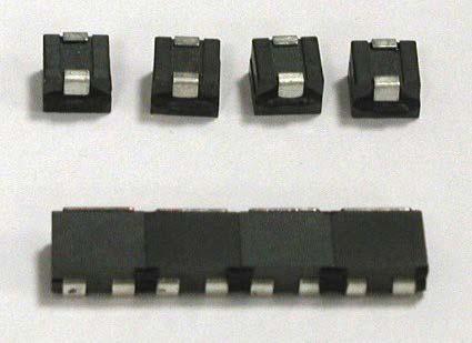 Photo of 4-Phase 4 Inductor 4 discrete 100nH inductors 4-phase 50nH coupled inductor 4-phase coupled inductor sample 4
