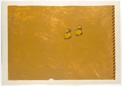 1977-1980 Stickers, colored paper, lacquer on paper 24 13/16