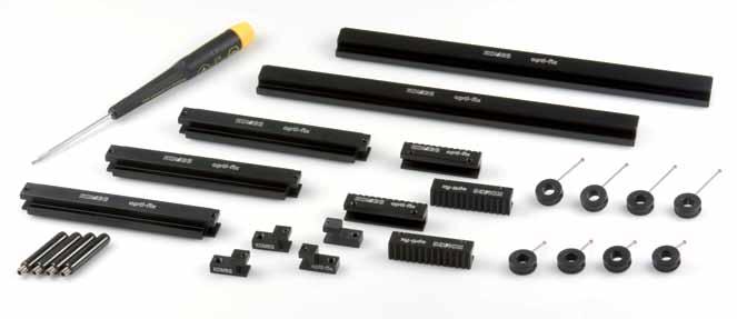 Kit Opti-Set Basic 551057 Kit, consisting of 26 parts, for construction of a basic frame with the dimensions of 200 mm x