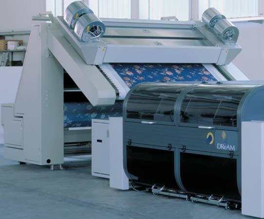 Reggiani printing machine DReAM machine DReAM the best industrial ink jet textile printing machine DReAM is a roll-to-roll/roll-to-folder industrial textile digital printing machine, suitable for a