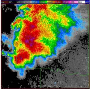the update rate o 4 min for NEXRAD o 1 min for MPAR Result Median difference in tornado declaration time