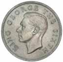 $500 450* George VI, florin, 1937.
