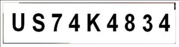 Moreover, license plates have characteristics like height, width, area etc which are common to all license plates. It permits to select the proper region in the frame of the plate. iv.