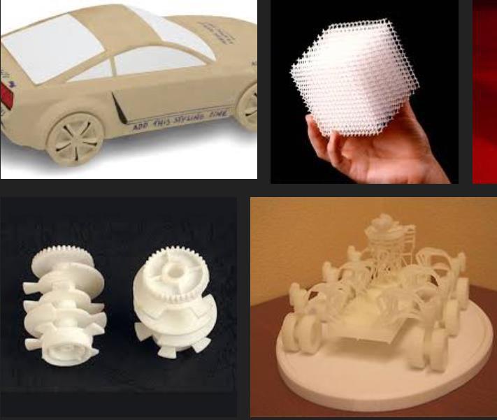 Construction of the part or assembly is usually done using 3D printing or "additive layer manufacturing"