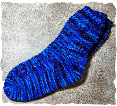 Another Waffle Stitch Toe-Up Sock Pattern (This pattern assumes that you have some working knowledge in sock knitting, and is not for beginner sock knitters.) You will need US size 1 needles.