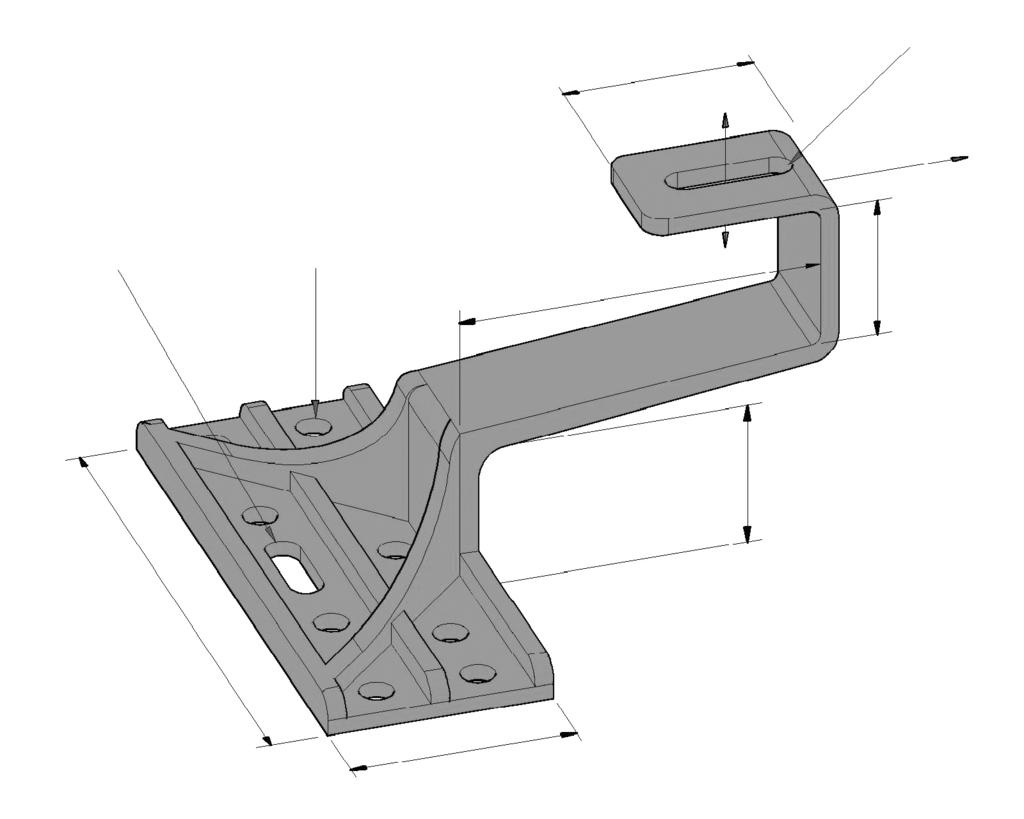 Standard C Shaped Top Mounting Hook Allowable Loading Allowable Load (lbs) (1.