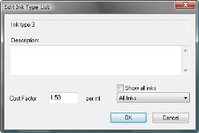 Check User, double-click the volume to be modified, and enter the amount (in picoliter) of ink that is used for one dot.