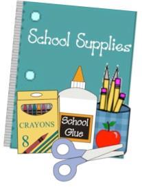 Fifth Grade List of Supplies 2018-2019 School Year The following is a list of suggested supplies for the upcoming school year: Reading and Language Arts 3 Composition books (4 for students in EFL
