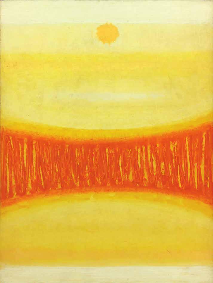 80 Lawrence Calcagno (1913-1993), Sun Painting, 1979.