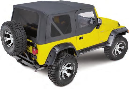 Fabric Replacement Soft Top Installation Manual for 97-06 Wrangler # 11000.