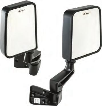 > Available single replacements or as a pair > Includes pre-assembled arms, mounting brackets and hardware Driver & Pasenger Side Priced per mirror For 88-06