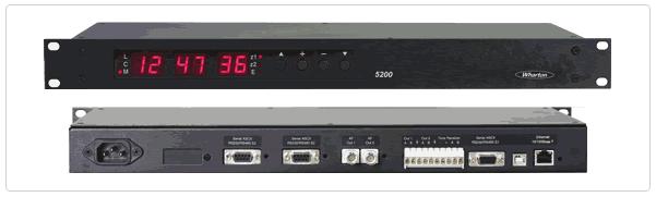 In addition to the display of standard and frequency based time, the difference between these two and the generated frequency and units have voltage free contacts for control and status signalling.