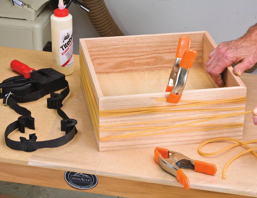 That s because applying clamping pressure to angled surfaces lubricated by wet glue often causes the parts to slide out of alignment. Here are some solutions for dealing with these tricky glue-ups.