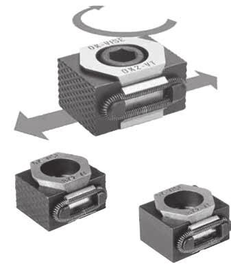 Basic Modules Jergens/OK-Vise low-profile clamps are the core components of our