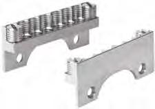41350 Cylinder clamping sets B 13,5 35 10 18 Tool steel. Vice jaw hardened, bright. Pins hardened, black oxidised.