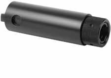 41355 Extension shafts D L1 Carbon steel. Black oxidised. nlm 41355-060 For setting the clamping width. Supplied with union nut. The extension shafts can be combined as required. Order No.