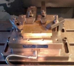 Cutting tools were clamped in a hydraulic tool holder and no cutting fluid was used during machining to avoid thermal shocks.