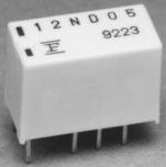 MINIATURE RELAY 2 POLES 1 to 2 A (FOR SIGNAL SWITCHING) FBR12 SERIES FEATURES Super miniature size: 0.2 inch 0.