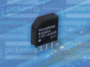 PICKERING SERIES 1 Single-in-Line Reed Relays for stacking on 0.1 x 0.