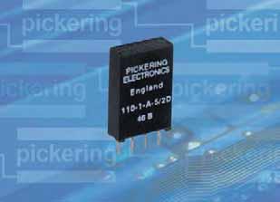 PICKERING SERIES 110 V-SIL Reed Relays for stacking on 0.1 x 0.