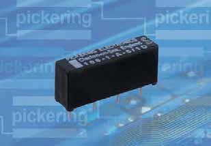 PICKERING SERIES 106 Single-in-Line Reed Relays for stacking on 0.2 x 0.